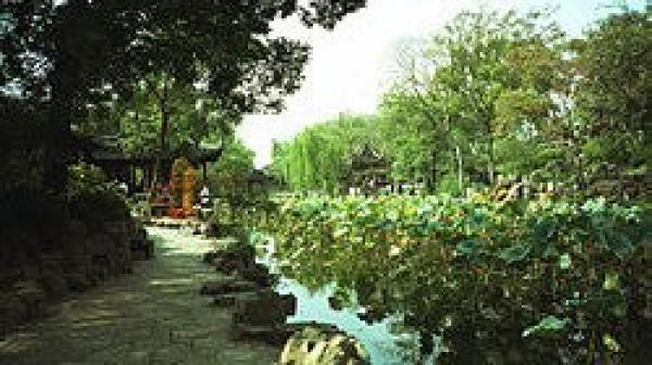 贝家千套房产之一狮子林一角,乾隆五次下榻这里(图片来源:维基百科)