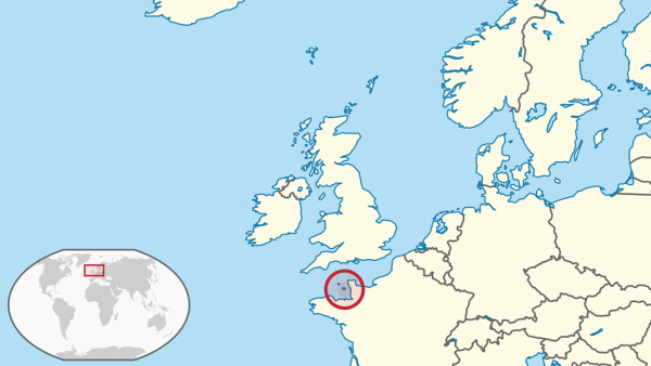 位于英吉利海峡的泽西岛(Jersey) ( TUBS/Wikipedia/CC BY-SA 3.0 )