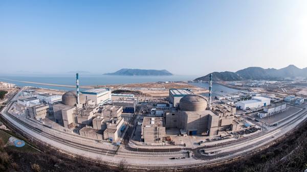 图为台山核电厂 。(图片来源:EDF Energy/Wikipedia)