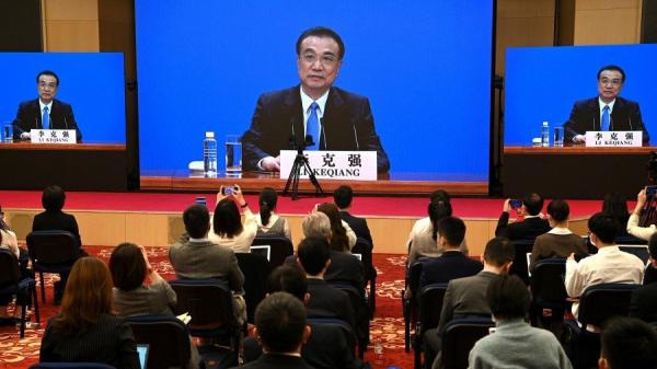 2021年3月11日,中共人大会议结束后,李克强出席记者会并回答中外记者提问。
