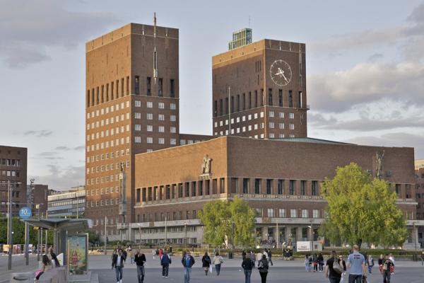 挪威首都奥斯陆市政厅(Alexander Ottesen/Wikipedia/CC BY 2.0)