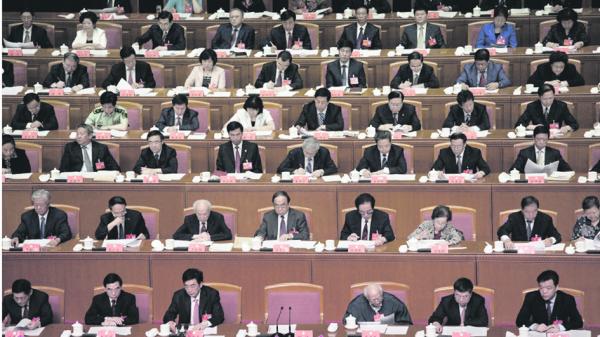 两会现场(Ed Jones/AFP/Getty Images)
