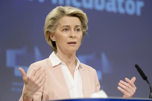 欧盟委员会主席冯德莱恩(Thierry Monasse/Getty Images)