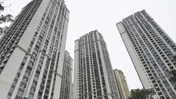 2021年10月23日昆明市的某恒大住宅小区(JADE GAO/AFP via Getty Images)