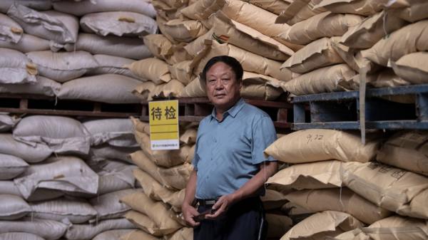 中国敢言农民企业家孙大午(图片来源:NOEL CELIS/AFP via Getty Images)