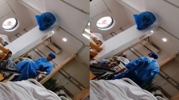 网传上海黄浦区一社区医院女护工,脚踹殴打87岁老人,该老人已去世。(图片来源:Getty Images)