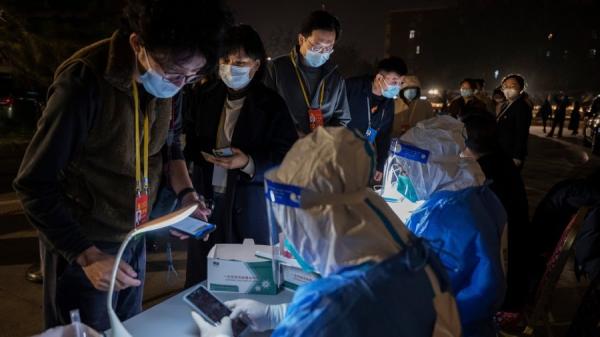 北京发现奥密克戎(Omicrin)BF.7变异毒株,单日10个区沦疫。(图片来源:Getty Images)