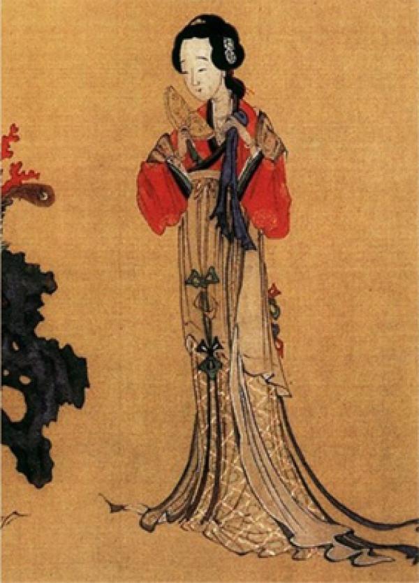 乐昌公主像(明・仇英《千秋绝艳图》局部/公有领域)