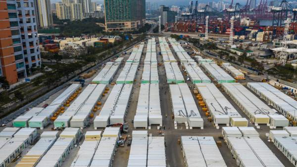 中共政府在21座大城市推动建设“平急两用”应急设施,还要求民间资金参与建设。(图片来源:DALE DE LA REY/AFP via Getty Images)