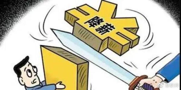 公务员降薪潮,依然在中国各地尤其是发达省份持续发生。(图片来源:网络截图)
