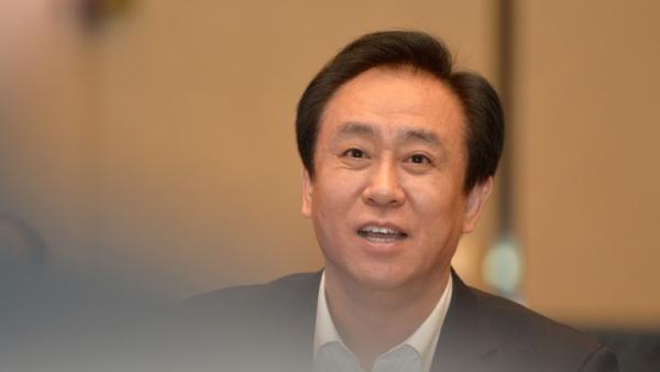 中国恒大集团创办人许家印。图为资料照。(图片来源：Etienne Oliveau/Getty Images)