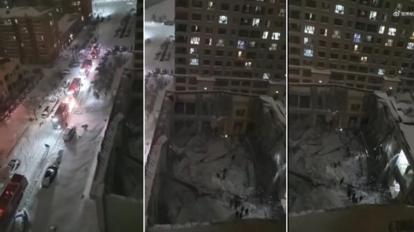 6日晚间传出黑龙江佳木斯市桦南县悦城体育馆发生坍塌。(图片来源:网络图片)