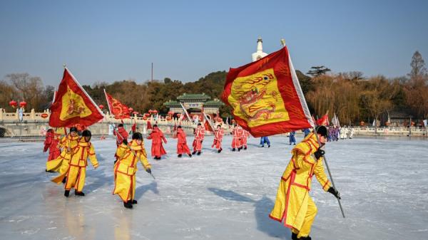 2023年12月底,北京 (图片来源:JADE GAO/AFP via Getty Images)