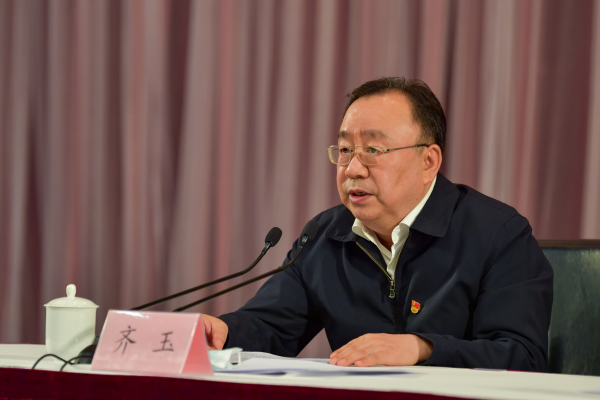 外交部党委书记齐玉      （图片来源：网络截图）