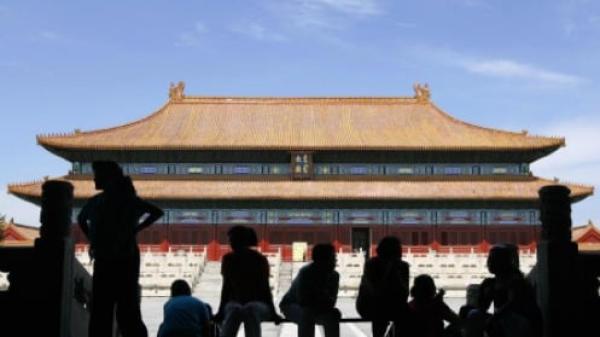 中南海,中共政权核心要地黑影绰绰。(图片来源:Getty Images)