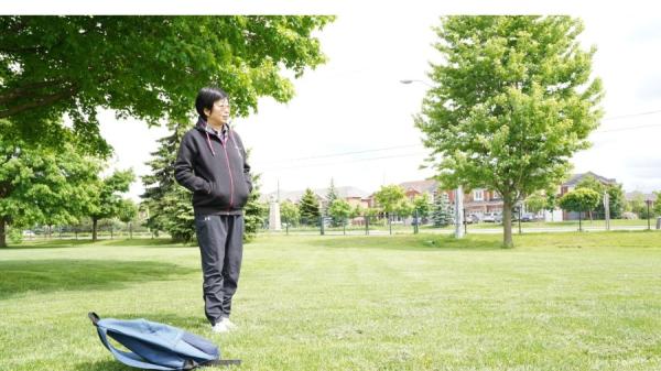 六四见证人、前《解放军报》记者江林 。 (看中国摄)