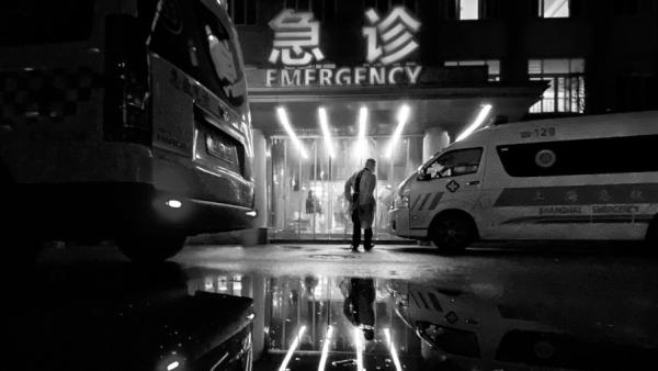 中国上海某医院急诊 (图片来源:Getty Images)