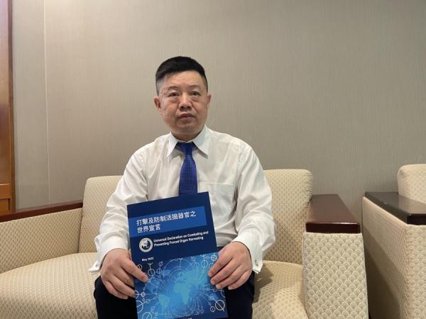 郑治医师以见证者的身份,来到台湾向善良的台湾人讲述活摘器官的恐怖暴行。 (摄影:黄净宇/看中国)