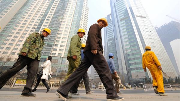 中国房地产面临危机 (Getty Images)