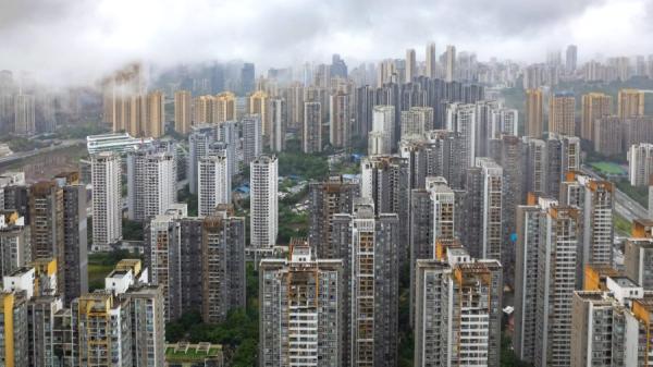 中国的许多房地产企业都处于负债或破产状态。(图片来源:Getty Images)