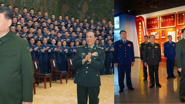 张又侠消失在习近平考察共军空降兵军的随同考察中,何卫东高调亮相。陪同的还有空军政治委员郭普校以及正军级单位空降兵军,被授予少将军衔的司令政委