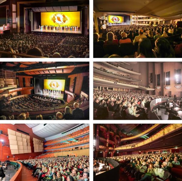 2025年1月,神韵艺术团在美国、欧洲等多个国家举行了演出,场场爆满。(看中国合成图 图片来源:Epochtimes)