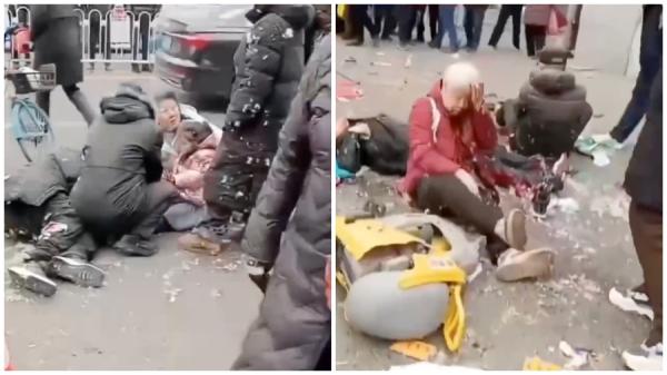 有当地官员透露,沈阳大东副食品市场爆炸案是报复习近平 “ 严重扰民 ”。(看中国合成图)