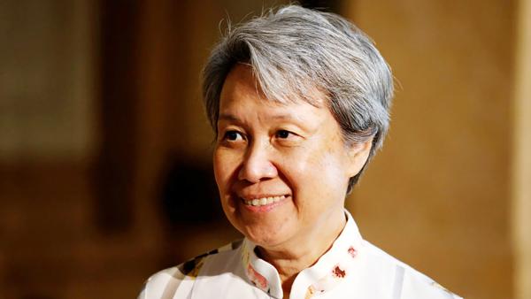 新加坡前总理李显龙夫人何晶(AXEL SCHMIDT/AFP via Getty Images)