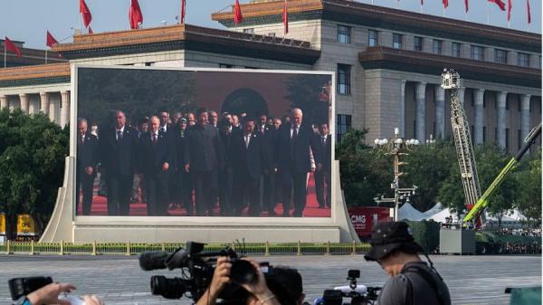 阅兵前的一个插曲曝光并佐证了中共国内的滔天罪恶。（图片来源：FREDERIC J. BROWN/AFP/Getty Images）