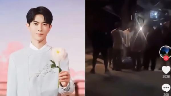 大陆男星于朦胧离奇坠亡,引发国内外关注。 (图片来源:视频截图)