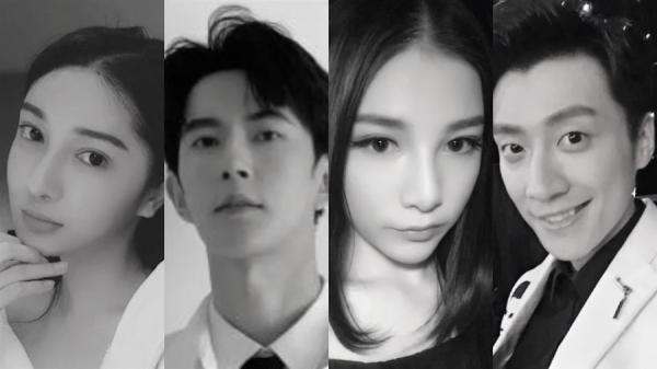 任娇(左起)、于朦胧、本兮、乔任梁都离奇惨死,疑点重重。(图片来源:网络截图)
