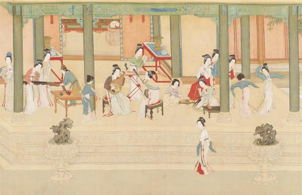 班婕妤以美好的德行流传千古 (台北故宫博物院)