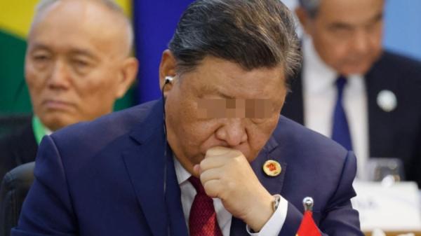 中共党魁习近平于2024年11月18日在巴西里约热内卢出席二十国集团领导人第二次会议。示意图。（图片来源：LUDOVIC MARIN/AFP via Getty Images ）