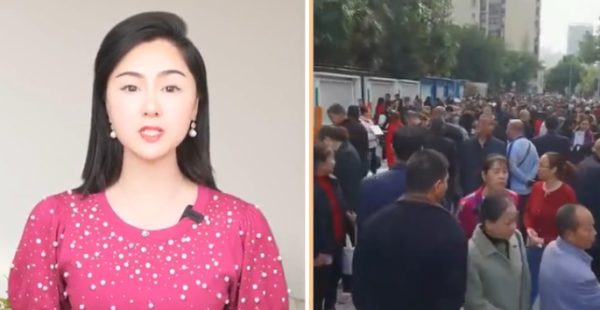 外資逃亡潮全面爆發 (图片来源:视频截图)