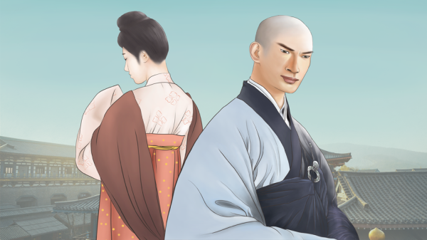 辩机文辞优美,气宇不凡,却不幸陷入了一场爱情的悲剧。(WINNIE WANG/看中国)