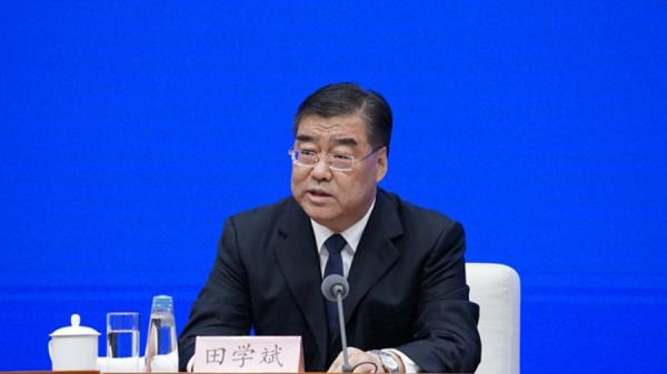 水利部前副部长田学斌成为2026年落马首虎。(网络图片)