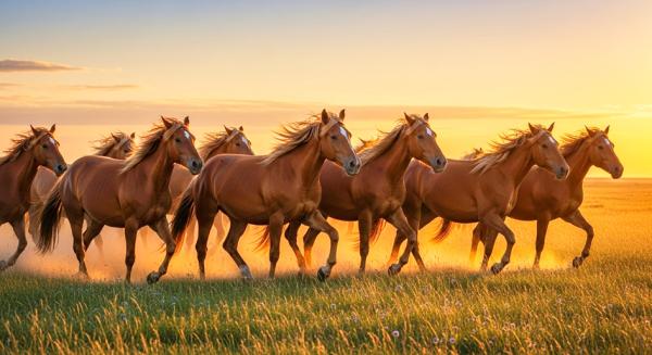 赤马奔腾（123RF）