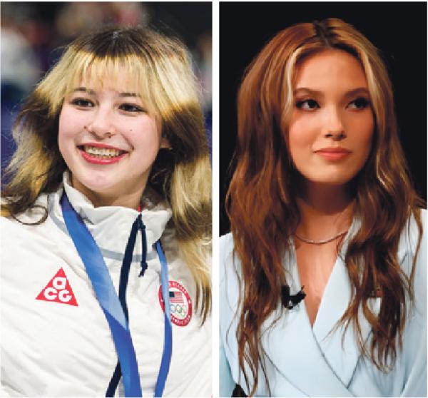 左图：刘美贤（Qian Jun/MB Media/Getty Images） ；右图：谷爱凌（Jemal Countess/Getty Images for TIME） 