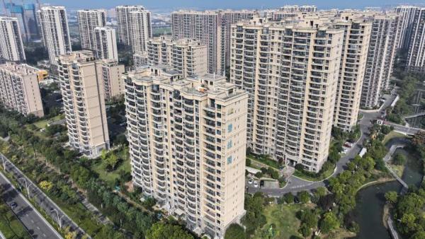 2023年10月18日，中国开发商碧桂园位于江苏省宿迁市的大楼。（图片来源：Getty Images）