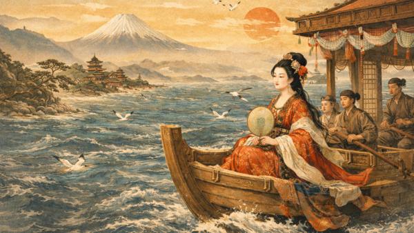 东渡日本的杨贵妃(图片来源:美编绘制)