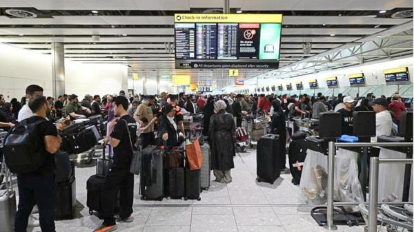 EES出入境系统于4月10日全面启用。（JUSTIN TALLIS/AFP via Getty Images）