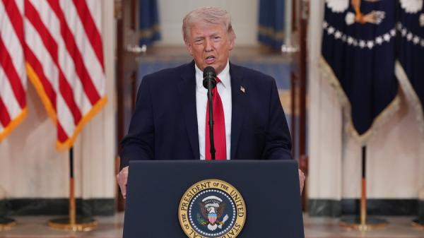 总统川普      （图片来源: Photo by Alex Brandon-Pool/Getty Images)