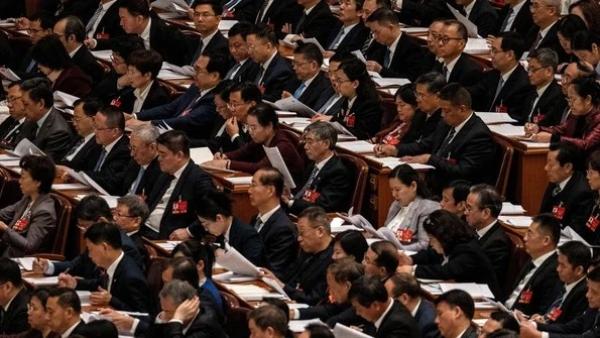 2026年3月9日，在北京人民大会堂召开中共全国人民代表大会第二次全体会议。（图片来源：Getty Images）