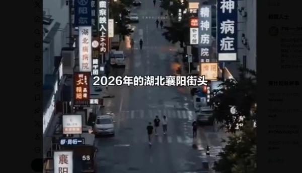 湖北襄阳街头精神病院多如牛毛。（图片来源：视频截图）