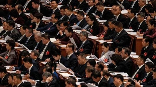 2026年3月9日，在北京人民大会堂召开中共全国人民代表大会第二次全体会议。（图片来源：Getty Images）