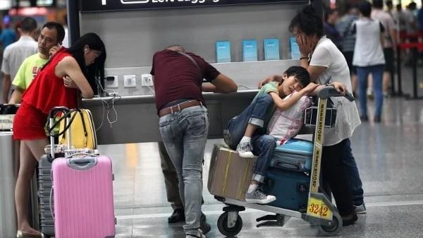 中国机场(示意图)。(图片来源:STR/AFP/Getty Images)