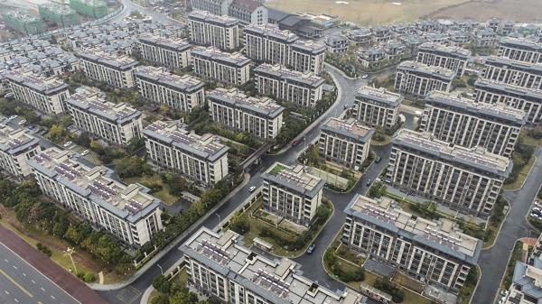 2022年11月16日，江苏省淮安市的住宅大楼。（STR AFP via Getty Images）
