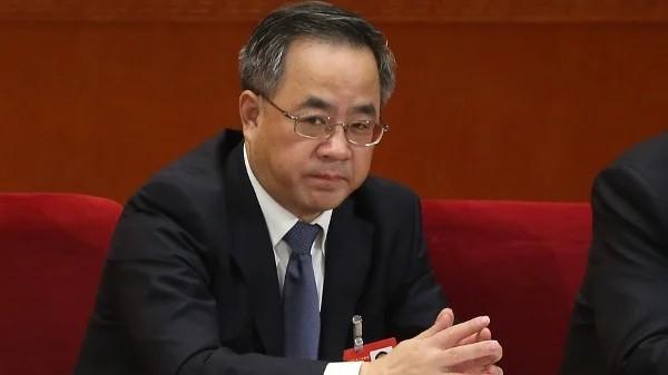 2014年3月5日,时任广东省省委书记胡春华在北京人民大会堂出席中共全国人大会议开幕式。(图片来源:Feng Li/Getty Images)