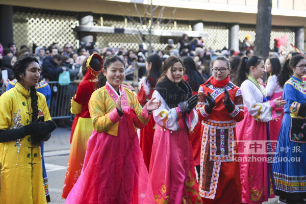 巴黎13区新年彩妆大游行(图组1)