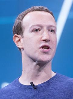 Facebook创办人扎克伯格 (图片来源:维基百科)